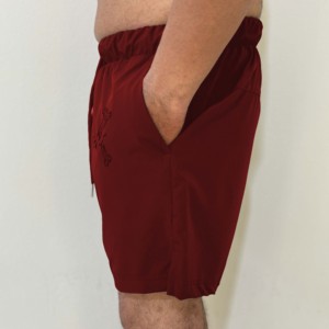Pantalones cortos deportivos de calle para hombre, diseño OEM, superventas, informales, lisos, cómodos, con cintura elástica, pantalones cortos de verano personalizados, 2026 - Product Image 5