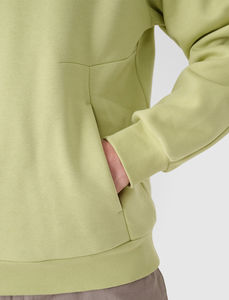 Vente en gros de sweats à capuche surdimensionnés Streetwear pour hommes pull à épaules tombantes 100% coton sweat à capuche pour homme de couleur unie sans cordes sweat à capuche pour homme - Product Image 4