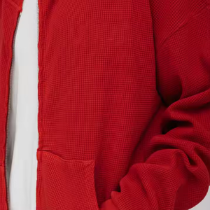 Sweat à capuche unisexe en molleton 100 % coton avec fermeture éclair, personnalisable avec slogan imprimé - Product Image 5