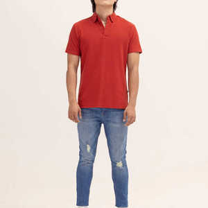 Meilleure vente Logo professionnel pour hommes pour polos XL Maillot de qualité supérieure Motif solide unique Fabricant de design longue longueur - Product Image 2