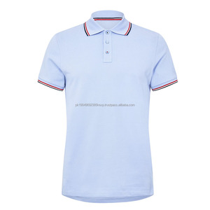100% coton hommes polos Original Golf & Sports décontracté polo avec devant tricoté Logo Polo T-Shirt - Product Image 3