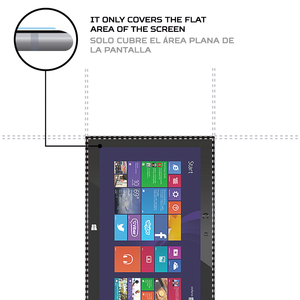 ตัวป้องกันหน้าจอป้องกันการกระแทกสำหรับแท็บเล็ตเมเดียคอม วินแพด 89 เอชดี W912 3G - Product Image 4