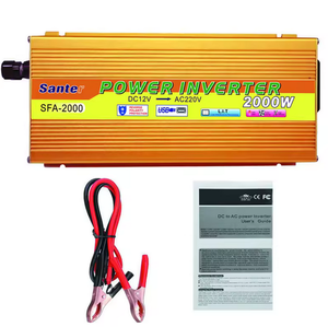 Inversor de Corriente <span class=keywords><strong>Santer</strong></span> de 2000 Vatios, de CC 24V a CA 220V 50hz, Onda Sinusoidal Modificada, USB, Golden Power - Product Image 2