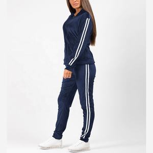 Conjunto de chándal de manga larga para mujer con pantalones de chándal y chaqueta con cremallera, perfecto para gimnasio diario, yoga y ropa de entrenamiento - Product Image 2