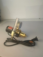 Débitmètre de CO2 220V avec régulateur et chauffage pour soudeurs
