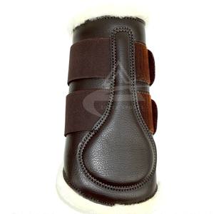 Bottes de brossage de cheval en cuir artificiel, chaussures de Protection cheval, produit équestre, bottes de brossage les plus vendues. - Product Image 2