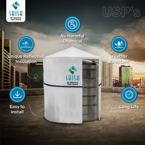 Shish ฝาครอบถังเก็บน้ำหุ้มฉนวนสำหรับป้องกันความร้อน & ความเย็น (5000 LTR) - Product Image 3