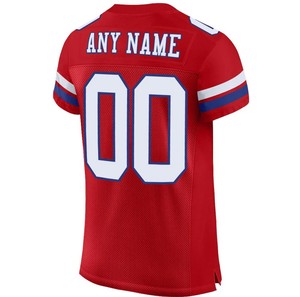 Camiseta de Fútbol Americano para Hombre OEM, 100% Poliéster, Transpirable, de Secado Rápido, Personalizable con Nombre de Equipo, Cuello en V - Product Image 3