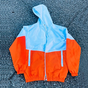 Conjunto personalizado unisex de dos piezas con cremallera transpirable para correr, traje deportivo para hombre, chaqueta cortavientos, pantalones de chándal con capucha fabricados - Product Image 2