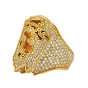 VIDHI JEWELLERY Vente en gros Certifié IGI 10K 14K 18K Or Vvs Moissanite Bagues de fiançailles Anneaux de mariage Argent 925 Diamant Radiant - Product Image 2