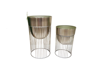 Soporte moderno para maceta de suelo de Metal estilo hoja, artesanía para sala de estar, jardín, hogar o decoración de Hotel - Product Image 4