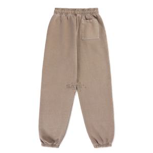 Pantalones Deportivos Casuales de Felpa Francesa para Hombre, Lavado Ácido, Estilo Vintage, Ecológicos, Bordados, Suaves, Estilo Urbano - Product Image 1