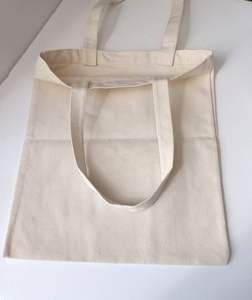 Sac fourre-tout en toile de coton recyclable imprimé de logo personnalisé Sac fourre-tout écologique CENTIC CT-PPB014 longueur de la main poignée pour événement au détail - Product Image 5