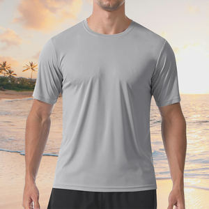 เสื้อยืดคอกลมผ้าฝ้ายคุณภาพสูง 100% เนื้อหนา ทรงโอเวอร์ไซส์ รับสกรีนลายเสื้อยืดผู้ชายตามสั่ง - Product Image 2