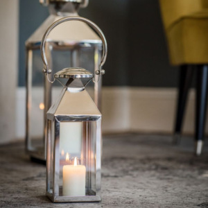 Most Famous Stainless Steel Metal Mini <b>Lanterns</b> Glass <b>Candle</b> Hanging Table Top Functional Pillar <b>Holder</b> for Home Decoration - Product Image 5