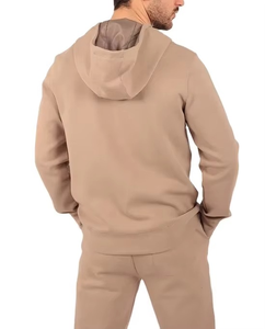 Último DISEÑO DE chándales para hombre, ropa informal de otoño, Sudadera con capucha de Color rosa claro con bolsillo de canguro, ajuste Regular cómodo - Product Image 2