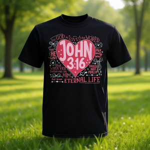 T-shirt promozionale You Are Loved John 3 - Product Image 3