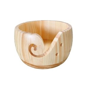 Bol de rangement en fil en bois de haute qualité fait à la main pour tricoter Crochet artisanat de Noël couture - Product Image 2