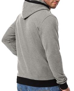 Jersey de manga larga para hombre, sudaderas con capucha, camisetas de gimnasio con capucha de Color sólido, Camiseta deportiva activa de secado rápido para correr - Product Image 3