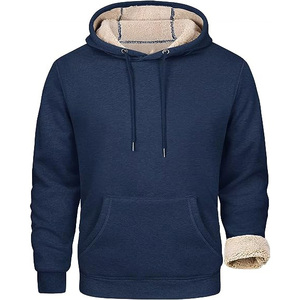2023 logotipo personalizado francés Terry bordado liso recortado algodón transpirable cremallera completa Sudadera con capucha para hombres - Product Image 1