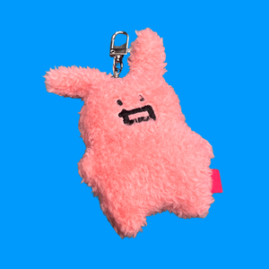 [Mongdaeng] Best Selling Stainless Steel Plushdoll <b>Keyring</b> Kimbbaduck 1 Color Letterpress Printed <b>Cute</b> Design Fashion - Product Image 4