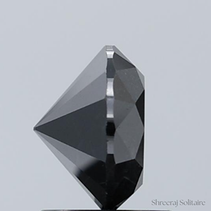 เพชรธรรมชาติสีดำทรงบริลเลียนท์คัต 1.10 กะรัต ขัดเงา สำหรับรุ่น SHREERAJ SOLITAIRE ที่ได้รับการรับรอง - Product Image 5