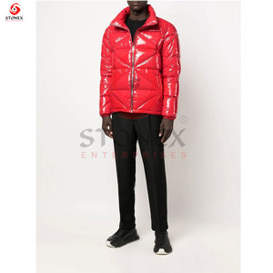 เสื้อแจ็กเก็ตขนเป็ดผ้าแคนวาสผู้ชายแนวสตรีทสำหรับฤดูหนาวโลโก้ออกแบบได้ตามต้องการคุณภาพสูงน้ำหนักเบาระบายอากาศได้ดี - Product Image 2