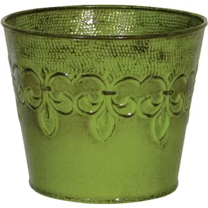 New Look Vintage Style Pot and Planters With Handle New Design <b>Metal</b> Plant Pot for <b>Garden</b> Decoration New <b>Metal</b> Flower Pot - Product Image 2