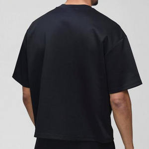 Conjunto de chándal de dos piezas de gran tamaño de verano para hombre, camiseta informal de manga corta y pantalones cortos, ropa de calle, gimnasio, salón o uso diario - Product Image 4