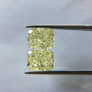 2.31 CT Long coussin taille fantaisie jaune clair VVS1 clarté diamants naturels en vrac de l'Inde pour la fabrication de bijoux à faible coût - Product Image 1