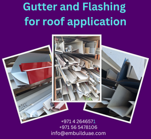 Máng xối và nhấp nháy để lắp đặt mái <span class=keywords><strong>Dubai</strong></span>/ UAE/oman/bahrain/kuwait/saudi arabia/QATAR/Muscat/sohar/salalah/<span class=keywords><strong>DOHA</strong></span> - Product Image 1