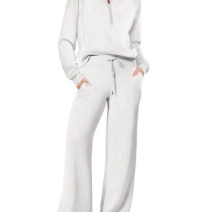 ชุดเสื้อสเวตเชิ้ตและกางเกงวอร์มผ้าคอตตอนผสมคุณภาพสูงระดับพรีเมียมจากโรงงานพร้อมบริการสกรีนแบรนด์ตามสั่ง - Product Image 6