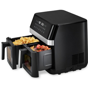 หม้อทอดไร้น้ำมันอัจฉริยะแบบดิจิตอล รุ่น Professional 12QT สองตะกร้า พร้อมหน้าจอสัมผัส วัสดุสแตนเลสเกรด A+ - Product Image 2