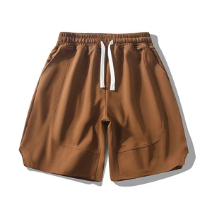 กางเกงขาสั้นผ้าฝ้ายแบบเชือกรูดสำหรับผู้ชายกางเกงขาสั้นสำหรับใส่ลำลองทำจากผ้าฝ้ายทำจาก2025 - Product Image 1