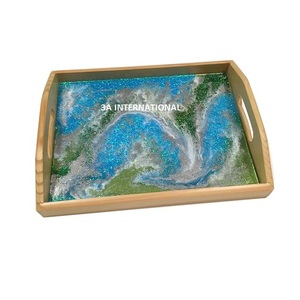 Équipement de restauration unique et élégant pour les hôtels, les restaurants, les fournitures, plateau de service, plateau de service pour desserts, plateau en bois pour le chocolat - Product Image 1
