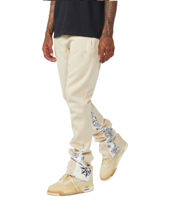 Pantalon de survêtement évasé décontracté de haute qualité 100% coton pour hommes avec poche pantalon de survêtement pour hommes pantalon de survêtement pantalon empilé pour hommes - Product Image 5