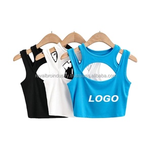 2025เสื้อแขนกุด2ชิ้นแบบลำลองเซ็กซี่ของผู้หญิงสำหรับฤดูร้อนพร้อมกระดุมลูกไม้ & ผ้าฝ้าย100% พู่ - Product Image 3