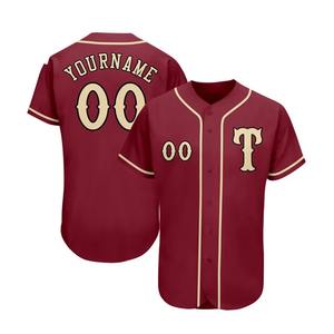 Uniformes de Béisbol al por Mayor, Jersey de Béisbol de Malla Transpirable Personalizado para Adultos Profesionales con Logotipo y Color Personalizados - Product Image 2