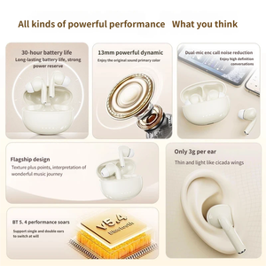 J8 Hoạt Động Tiếng Ồn Hủy Bỏ Earbuds Cho V5.4 Trong Tai Tai Tai Nghe LED Chỉ Số Pin JL Chipset IPX-5 Không Thấm Nướ<span class=keywords><strong>c</strong></span> Bass Tăng - Product Image 5