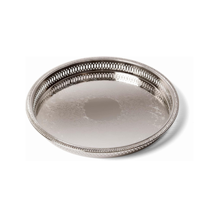 ถาดเสิร์ฟอาหารสแตนเลสชุบนิกเกิล ขนาดนิ้ว ดีไซน์ทันสมัย พกพาสะดวก ลวดลายตกแต่ง สำหรับเสิร์ฟเครื่องดื่มวิสกี้ - Product Image 1