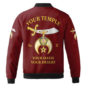Chaqueta bomber unisex de manga larga hecha a medida de alta calidad con nombre personalizado Temple Daughters of Sphinx DOS chaqueta 2025 - Product Image 6