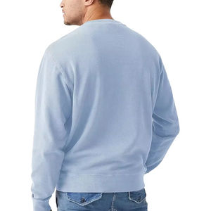 2025 nueva moda Jogger ropa sudaderas impresión personalizada hombres liso Sudadera con capucha Regular Fit pulóver 100% algodón bordado - Product Image 5