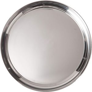 Assiette de service en cuivre de qualité supérieure, finition miroir, 13 pouces, ronde, texturée, perlée, pour hôtel, banquet, mariage de luxe - Product Image 5