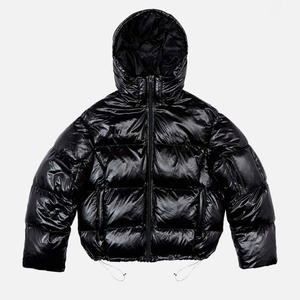Ventes en gros de parkas d'hiver pour hommes, décontractées, écologiques, en polyester, à capuche, rembourrées, épaisses, isolées, marque personnalisée - Product Image 1