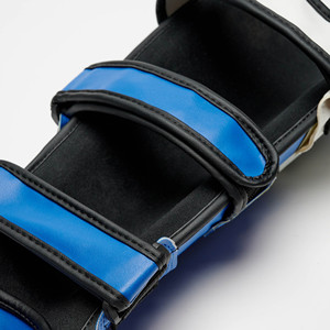 Protège-tibias de sport Muay Thai en cuir véritable Zebra, durables, professionnels, protection d'entraînement, logo personnalisé, boxe MMA, vente en gros - Product Image 5