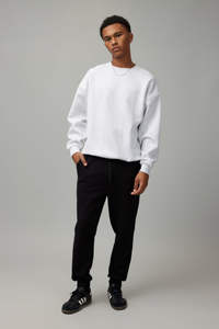 2026 OEM unisexe blanc gris clair sweat coton polaire à manches longues imprimé surdimensionné pull classique sweats à capuche en gros - Product Image 5