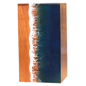 Urna de cremación de madera en forma de rectángulo único de Venta caliente 2025 decoración del hogar para usos funerarios - Product Image 1