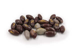 Juego de Runas de Shiva de Narmada Natural |   Runas de Adivinación de Piedra de Río Sagrada |   Venta al por Mayor - Product Image 4