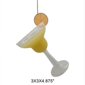 Adornos Navideños de Vidrio Pintados a Mano, Clásicos, Multicolores, para Bebidas y Café, Decoraciones para Árboles, Cocteles, Vino y Tazas - Product Image 6