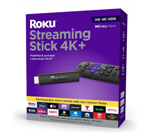 เซนต์ออริจินัลสตรีมมิ่งสติ๊ก4K + (2022) อุปกรณ์สตรีมมิ่ง4K HDR การมองเห็นด้วยเสียงระยะไกลโปรสีดำ - Product Image 1